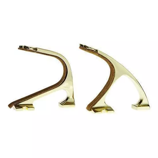 Allen Company Brass Shotgun & Rifle Wall Mount Gun Hanger Hooks Kit - Fits Most