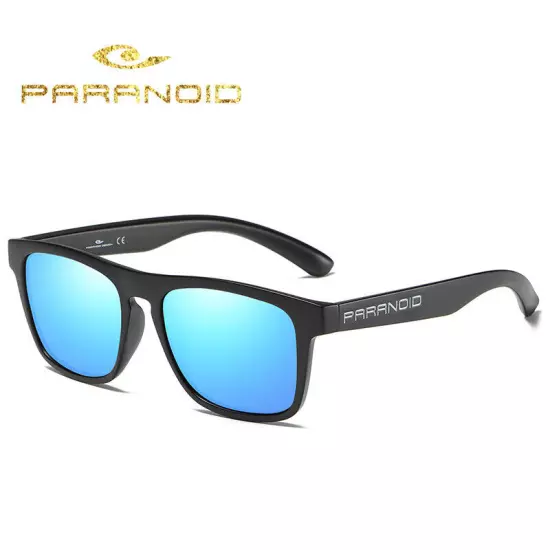 PARANOID Square Sport Polarized Sunglasses for Men Women Outdoor Driving Glasses