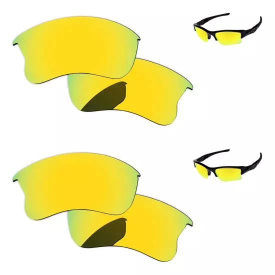 Lensology Polarized Replacement Lenses For-Oakley Flak Jacket XLJ Multi-Options