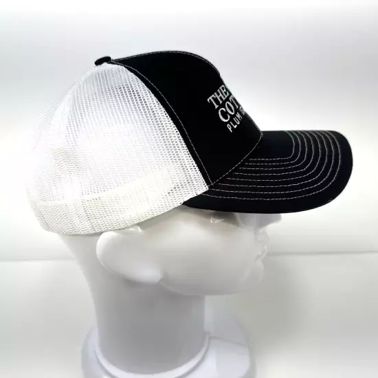 Richardson 112 Trucker Hat Snapback Black/White The Cottage Plumb Island, MA