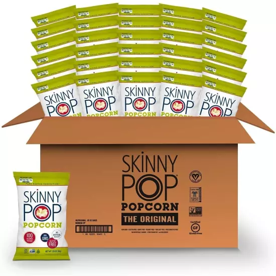 Popped Popcorn, Original, 0.65 Ounce (Pack Of 30)