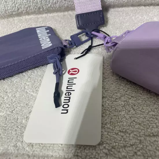 lululemon dual pouch wristlet NWT Purple