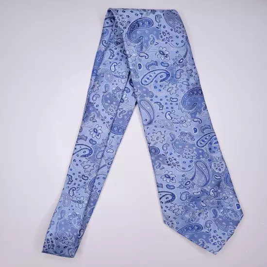 Geoffrey Beene Mens Formal Necktie 58"Lx3.5"W Blue Neck Tie