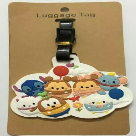 160 Styles New Disney Mickey Stitch PVC Baggage Backpack Suitcase Luggage Tags