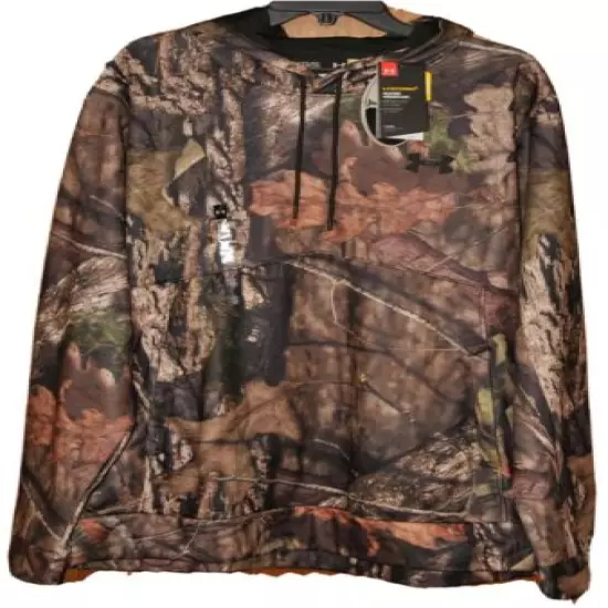 Men's Under Armour Storm Mossy Oak Camo Hunting Hoodie 279 Size Large