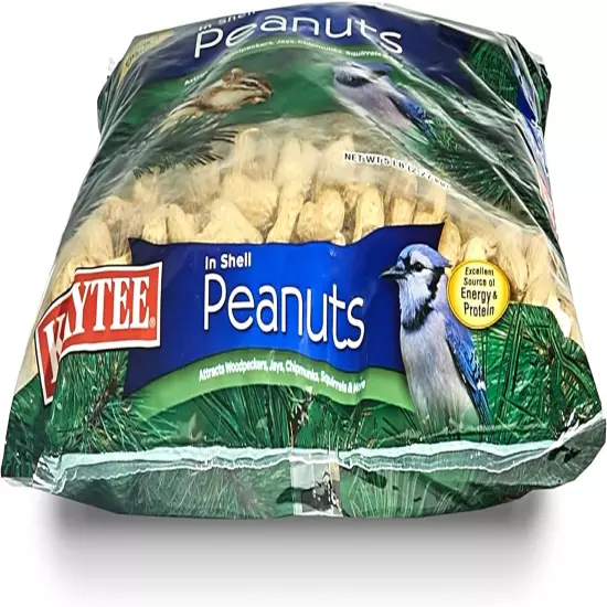 Peanuts in Shell for Squirrels, Woodpeckers, Nuthatches, Jays, Towhees, Cardinal