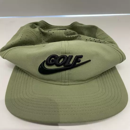 Nike Golf Snapback Hat Olive Green