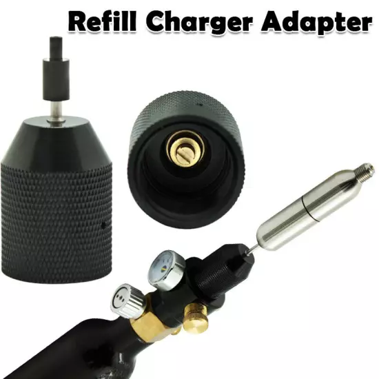 CO2 Refill Adapter Charging Paintball Tank Cartridge Bar Coffee Sodastream