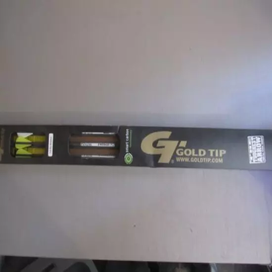 6 Gold Tip Smart Carbon Deer Hunter 5575 1/2 Dz Arrows w/ Nocks and Inserts