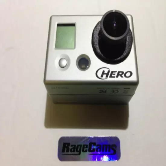 GOPRO HD HERO CAMERA HUNTING CAMERA LENS CHANGE MODIFIED RAGECAMS ZOOM 12MM LENS