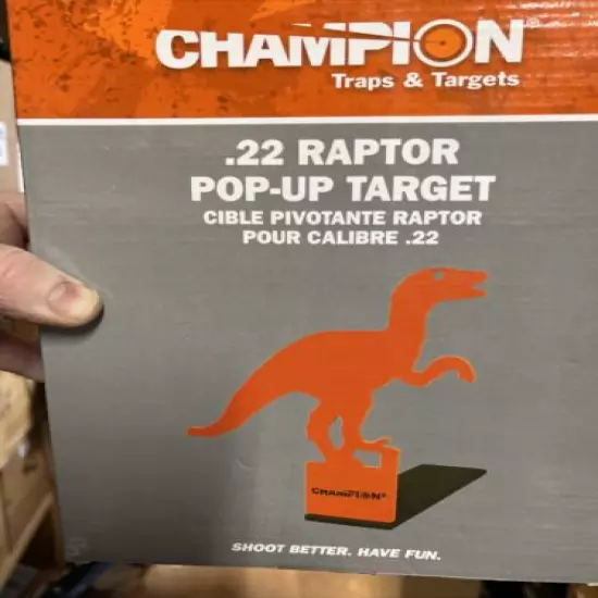 RAPTOR STEEL POP-UP TARGET FOR .22 (CHA44882) 