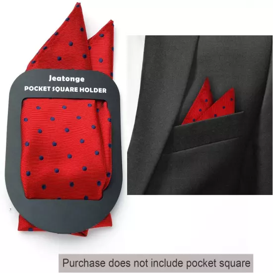 Pocket Square Holder Keeper Organizer Pocket Squares for Men Prefolded