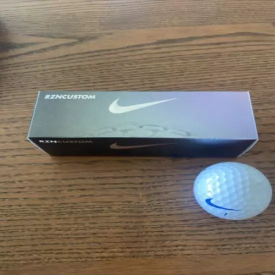 Nike RZN Golf Balls Custom Blue Camouflage Logo NOT AVAILABLE Anywhere Else