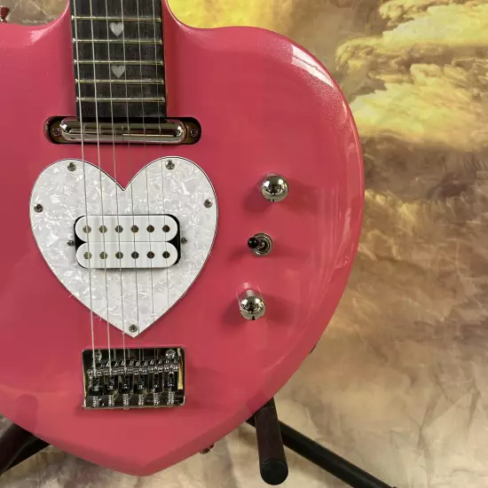 DAISY ROCK HEARTBREAKER Pink electric GUITAR basswood body fast shipping