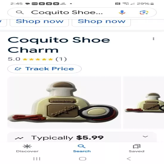 Coquito Shoe Bracelet Charms Jibbitz For Crocs Shoe