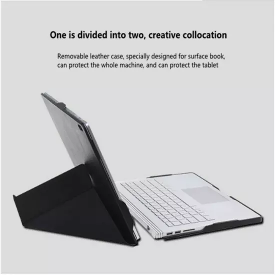 Luxury Thin Slim No Sewing Case Cover For Microsoft Surface Book 3 2 1 13.5"