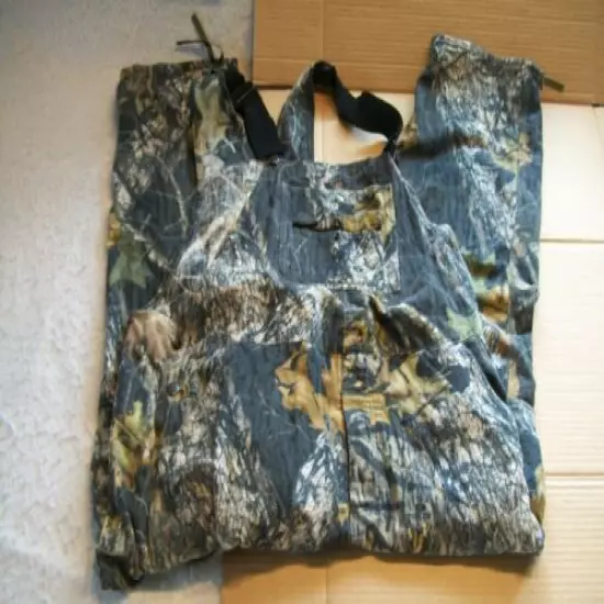 Field Staff Mens 38 (Actual 42x28) BUTTON FLY Camo Overalls 100% Cotton #WMF030