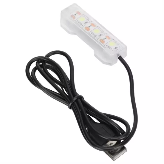 Underwater Light, USB Charging Plastic Portable LED Aquarium Light, 2.4X0.8In...