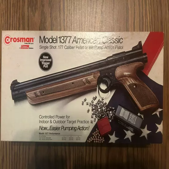 Vintage Crosman 1377 177 Cal Pump Pistol