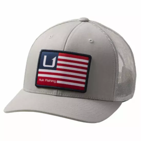 NEW 2022 Huk and Bars American Mid-Profile Trucker Hat H3000317 - Choose Color