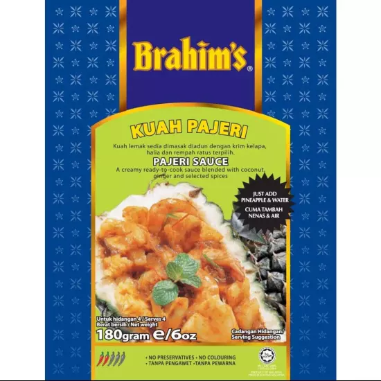 Brahim's Pajeri Sauce (Ready-to-cook)