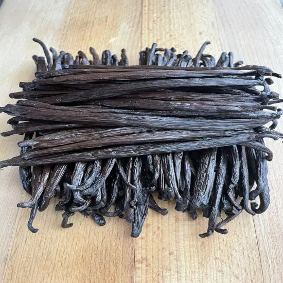 Premium Vanilla Beans Madagascar Bourbon Grade A | 6"++ Long Beans