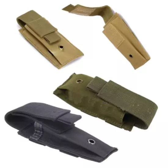 Military Pistol Magazine Pouch Military Molle Bag Knife Flashlight Storage Pack