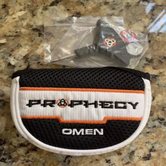 Nickent OMEN Prophecy Golf Putter Head Cover Mallet w/ Tool & Weights New