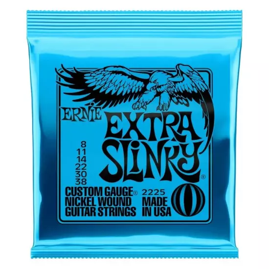 Electric Guitar Strings 2225 Super Slinky Gauge 8-38 Guitar Accessories 3 PACK