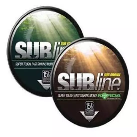 KORDA SUBLINE ULTRA TOUGH SINKING MONO SUB BROWN 10LB