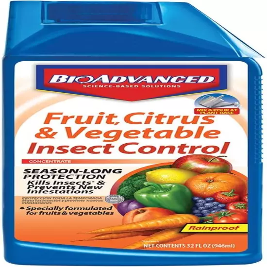 Bioadvanced 701520A Fruit, Citrus & Vegetable Insect Control for Edible Gardeni