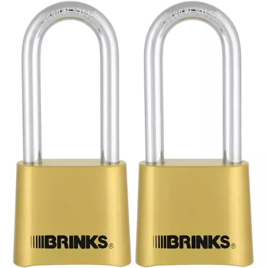 2 In. Resettable Combination Padlock (2-Pack)