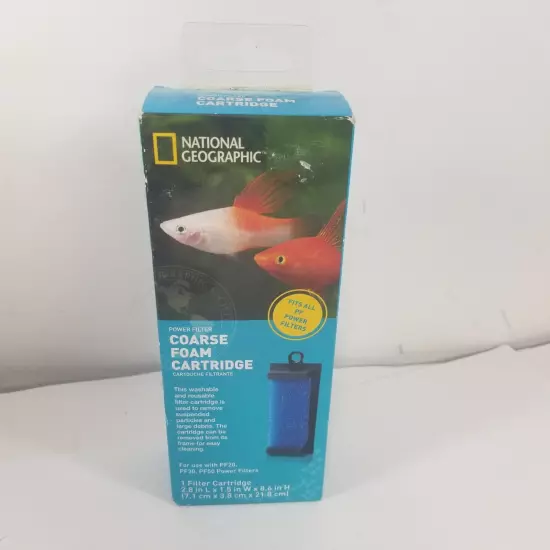 National Geographic Coarse Foam Cartridge PF20 PF30 PF50 New In Box