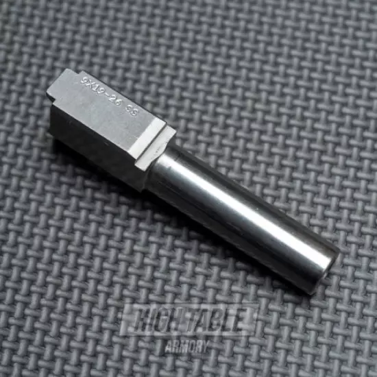 Glock G26 Polished Stainless Steel Barrel for Glock 26 (Gen 1-4)