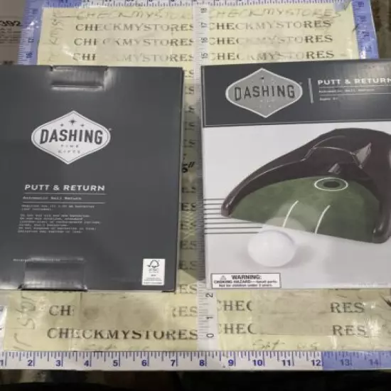 2X New Dashing Fine Gifts Golf Putt & Return - Automatic Ball Return