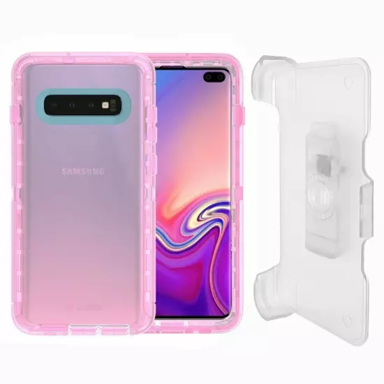 For Samsung Galaxy S10 S10e S10+Plus Defender Case Cover Belt Clip Fits Otterbox