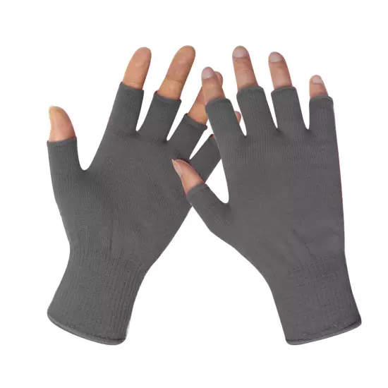 EvridWear Men Women Merino Wool Knit Liner Gloves Finger/Fingerless/Touchscreen