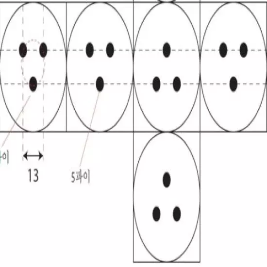 Golf ball Dot Decals for Launch Monitor spin readings Uneekor GSA