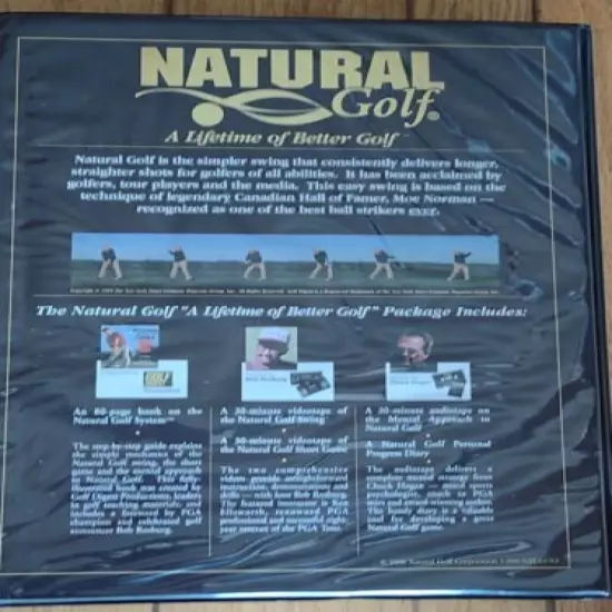 Vintage Natural Golf Bob Roseburg Cassette & VHS