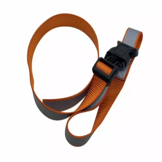 1 Foot Reflective Orange Organizer Strap with Buckle Slide