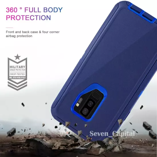 For Samsung Galaxy S9 S9+ Heavy Duty Rugged Shockproof Protective Hard Case 