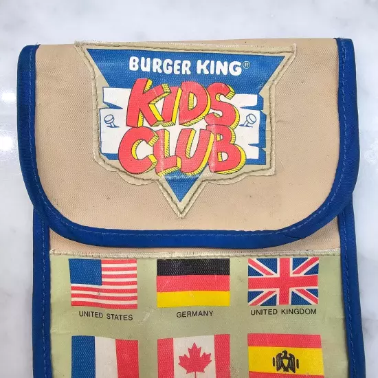 1991 Burger King Kids Club Belt Pouch Fanny Hip Waist Pack | Vintage