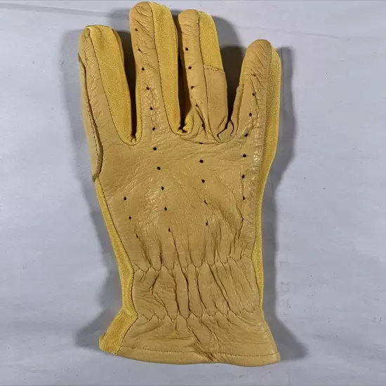 Super Soft Women’s Waterproof Deerskin Leather Driving Gloves Size L