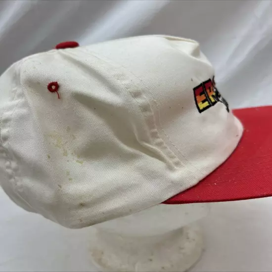 trucker hat baseball Cap Vintage Embroidered Snapback Erskine MN Snow Blowers