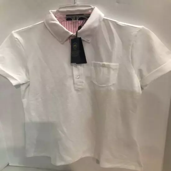 Polo Ralph Lauren Women’s Spring White Golf Polo Tailored Fit SZ M NWT $98.50