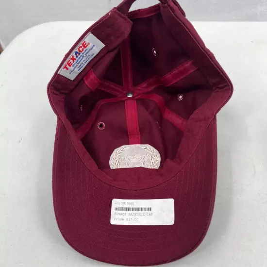 Cypress Bay Golf Club Men's Hat Maroon White Adjustable Strapback Baseball Cap