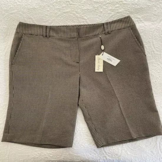 Sport Haley Houndstooth Ladies Golf Shorts Size 10