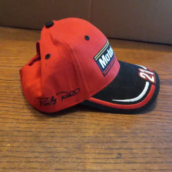 Motorcraft Nascar Ricky Rudd 21 Air Force Snapback Trucker Red Black Adjustable