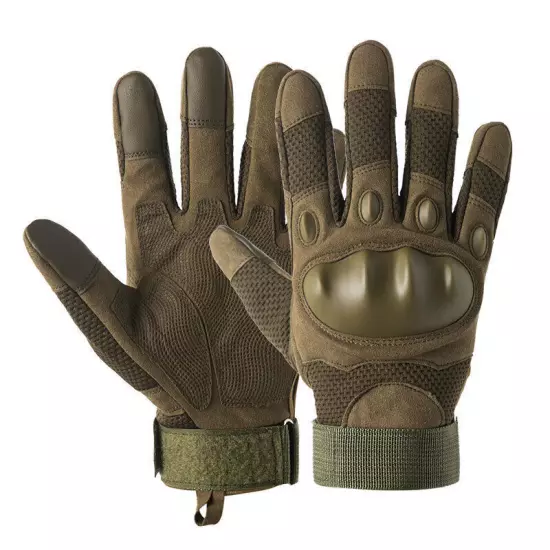 Full Finger Tactical Gloves Protective Hard Work Army Military Hunting