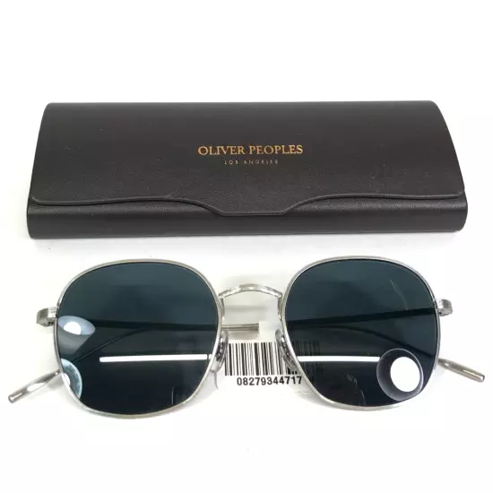 Oliver Peoples Sunglasses OV1307ST 52543R Ades Brushed Silver Blue 50-20-145